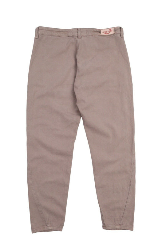 Women's JACOB COHEN Beige Faded Cotton Handmade Tailored Pants Size 27