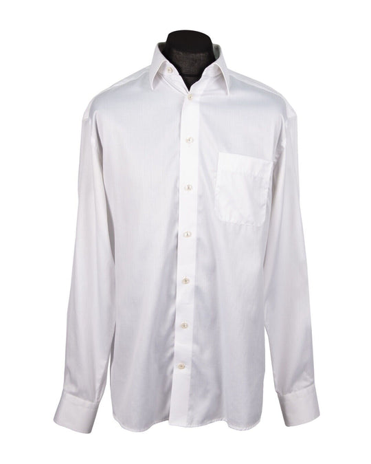 ETON Dress Shirt White Cotton Men's Classic Fit Size 42 / 16.5