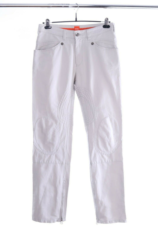 HUGO BOSS ORANGE Light Grey Cotton Blend Cres Utility Pants Size W 46