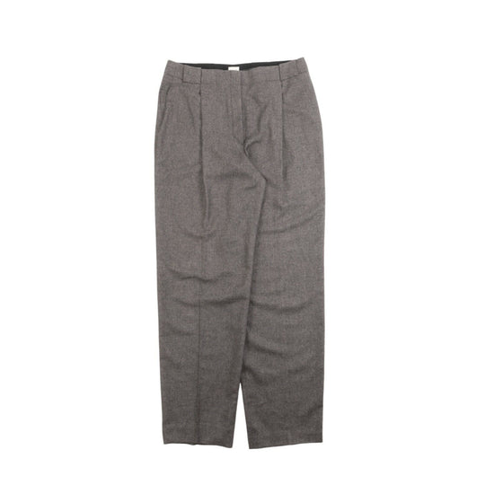 Women's HERMES Paris Martin Margiela Era Grey Cashmere Pleated Pants Size 44 IT
