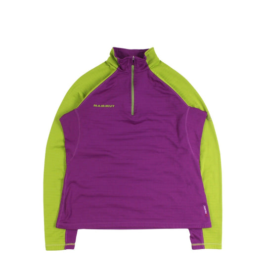 MAMMUT Fleece Purple Zip Neck Technopile Polartec Women's Jumper L