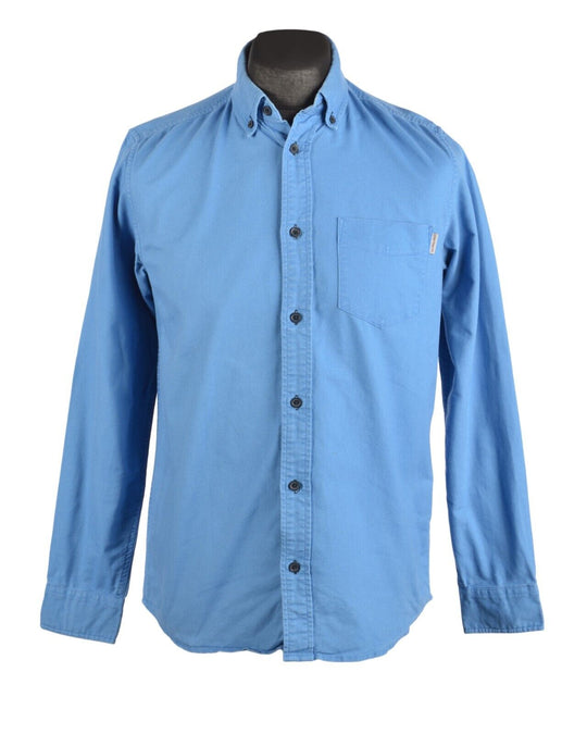 CARHARTT Blue  100% Cotton LS  Shirt Size M