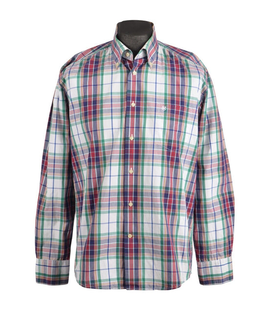 BARBOUR Multicolour Check Cotton Men's Shirt Size L