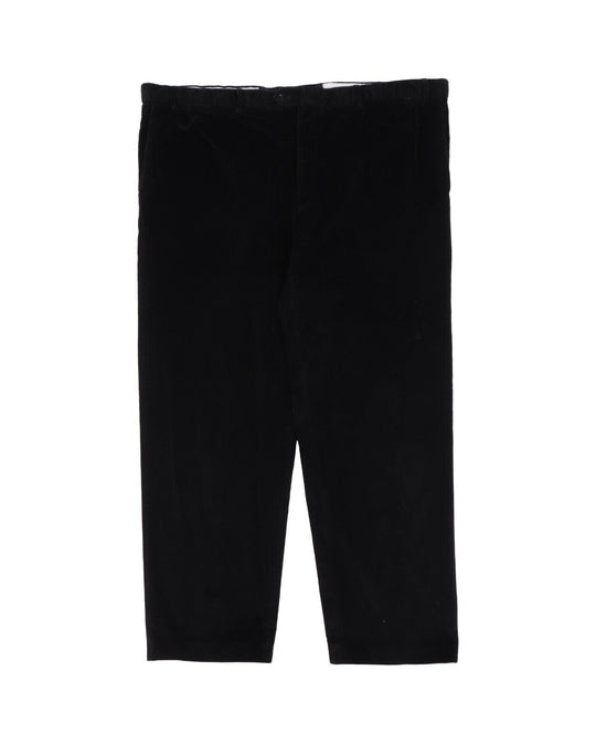 BRIONI Pants Black Corduroy Cotton Men's Trousers  Size 58 IT