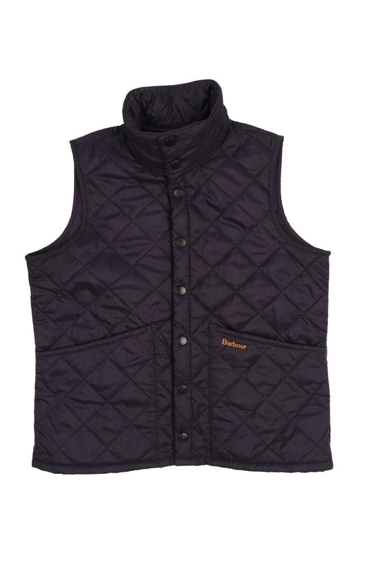 Kid's Boy's BARBOUR Navy Blue Liddesdale Quilted Vest Size XL / 12-13