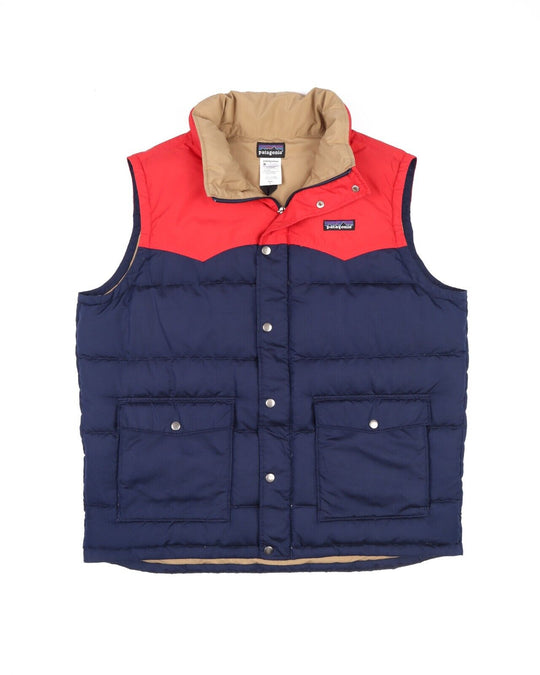 PATAGONIA Vest Blue Red Down Outdoor Puffer Size L
