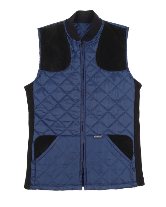Men's Vintage BELSTAFF Blue Padded Quilted Waistcoat Vest Size M