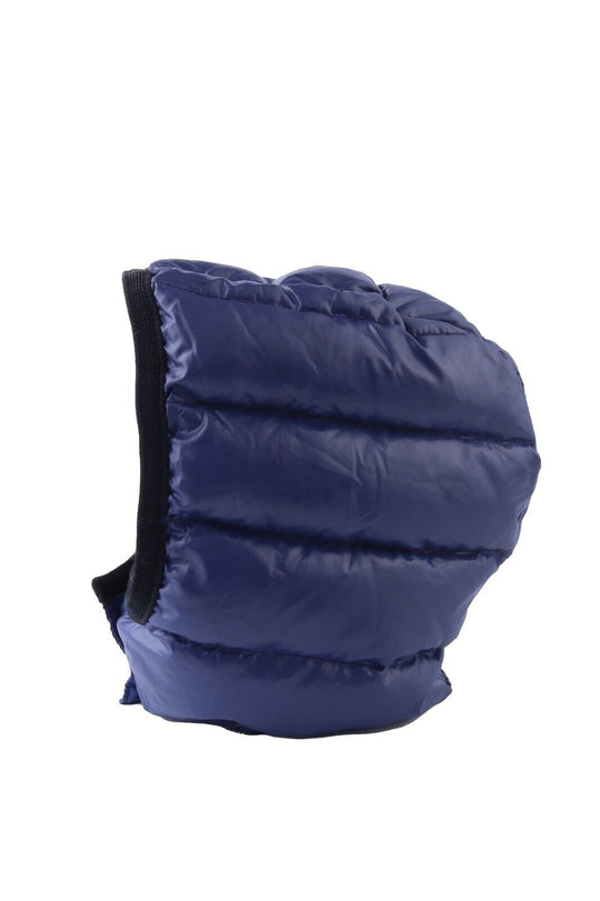 Kid's MONCLER Navy Quilted Down Insulated Hood
