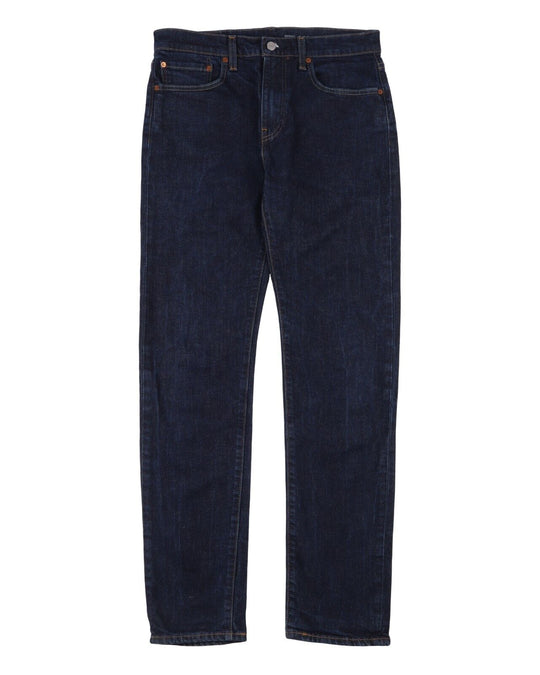 LEVIS 502 Jeans Navy Denim Cotton Straight Leg Mens  Size W32 L34