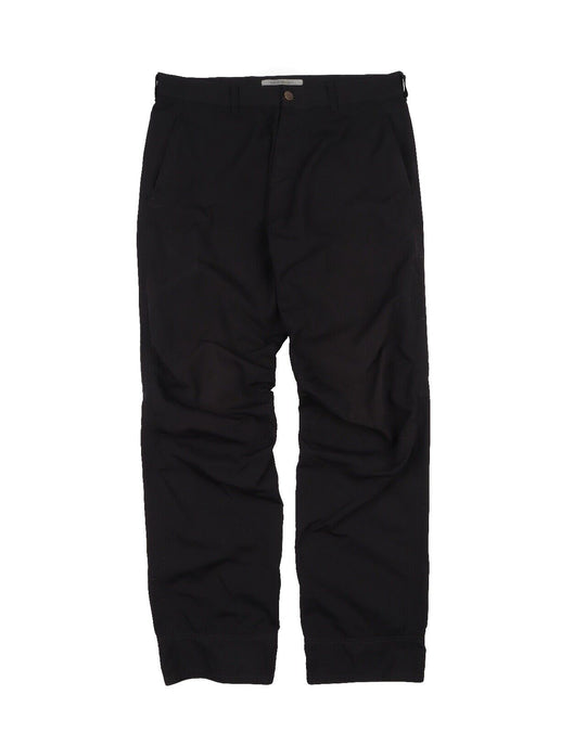 Vintage MANDARINA DUCK Pants Black Cotton Utility Men's Trousers Size 34