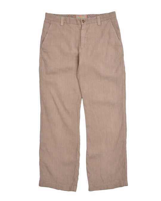 ETRO Milano Pants Beige Linen Summer Chino Men's Trousers Size 48 IT