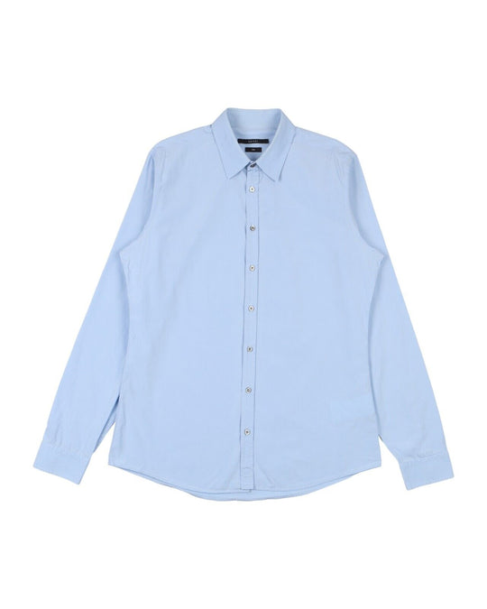 GUCCI Dress Shirt Blue Cotton Mens Size 42 / 16.5