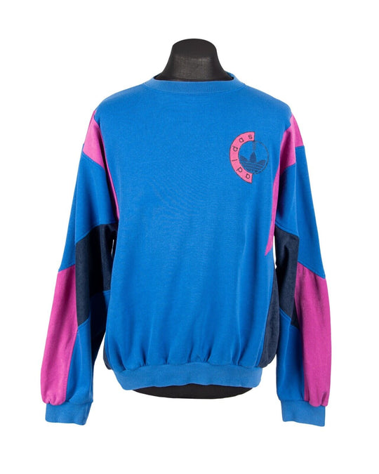 Vintage ADIDAS Sweatshirt Blue Men's Pullover Size ~ L