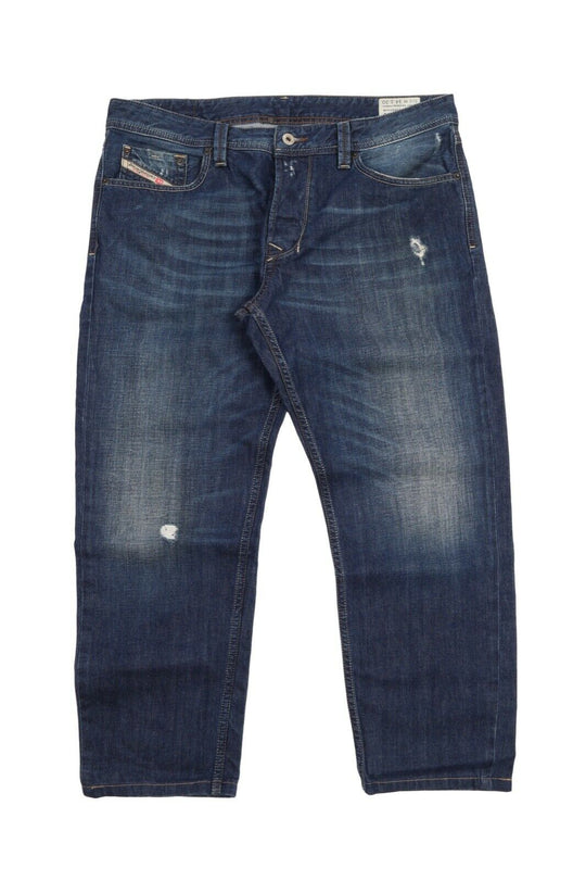 Men's DIESEL Larkee T Cotton Faded Distressed Denim Jeans Size 34