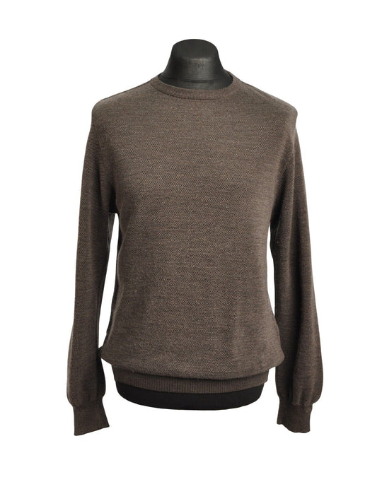 PAUL & SHARK Pullover Olive Green Wool Crew Neck Men's Jumper Size S