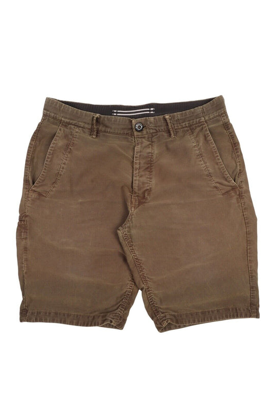 Men's STONE ISLAND Khaki Brown Cargo Shorts Size 31 / M