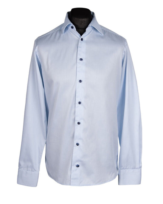 ETON Shirt Slim Fit Blue Cotton Men's Size 40 / 15.75