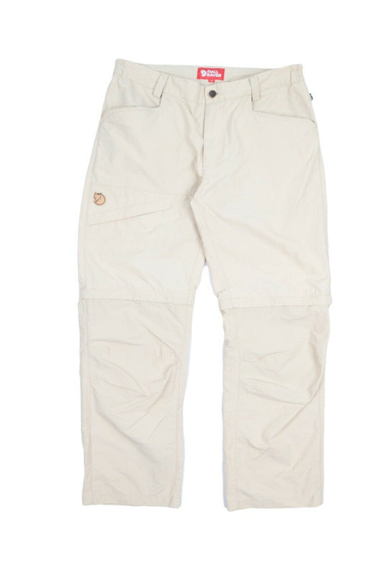 Women's FJALLRAVEN Daloa Zip Off MT Convertible Transformer Cargo Pants Size 42
