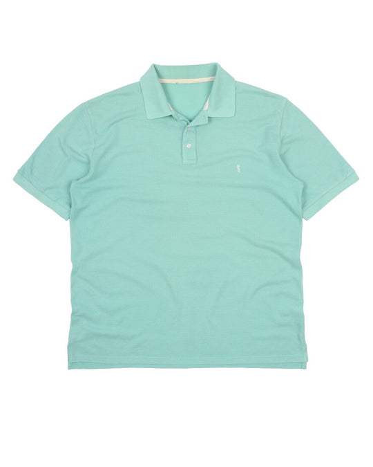 Men's Vintage YSL Yves Saint Laurent Mint Green Short Sleeve Polo Shirt Size ~ L