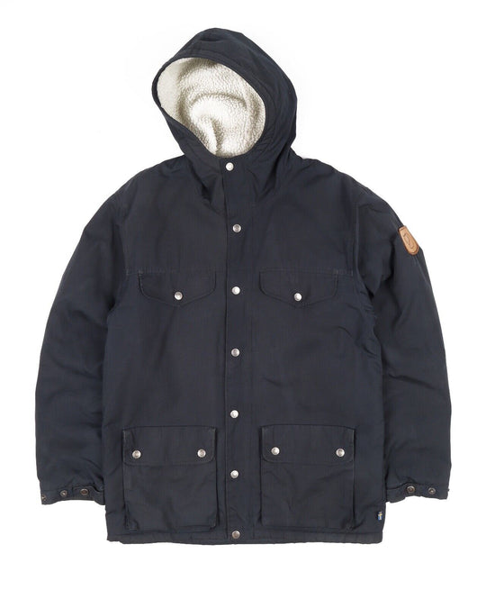 FJALRAVEN G1000 Greenland Winter Parka Navy Blue Men's Jacket Size XS