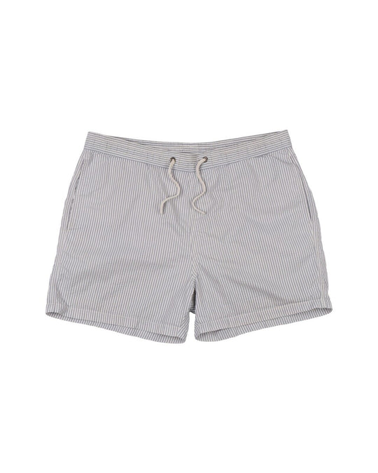 ALLSAINTS Swim Shorts Blue Striped Mens Bermuda Size M