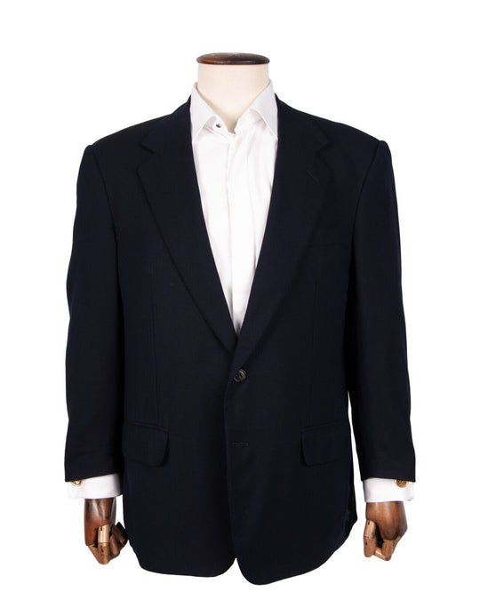 Vintage ERMENEGILDO ZEGNA Navy Blazer Wool Mens Jacket Size 52 IT