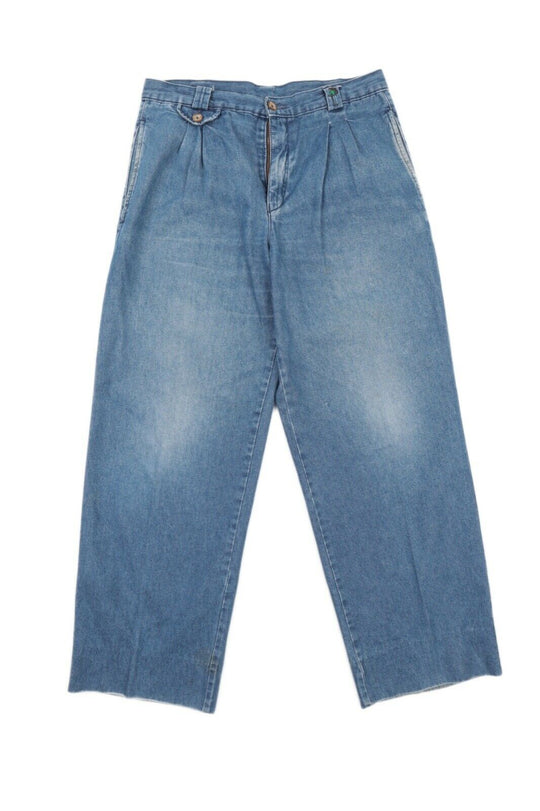 Men'S Vintage LEVI`S Saddleman Italy Blue Denim Pants Jeans Size W 33