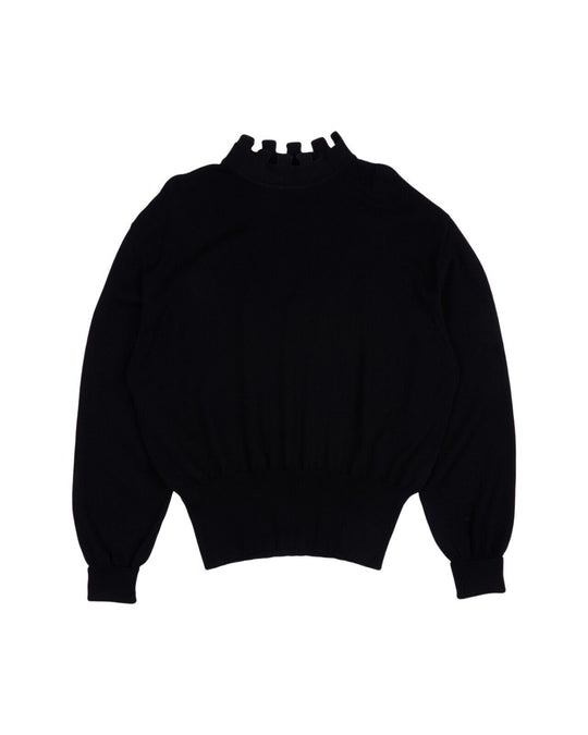 Vintage JEAN PAUL GAULTIER Turtle Neck Sweater Wool Mens Pullover Size 50