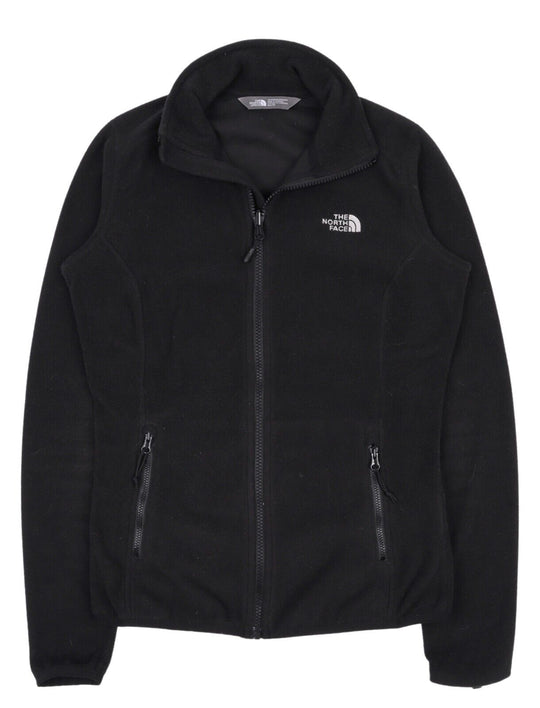 Women's THE NORTH FACE Black Fleece Full Zip Jumper Size XS