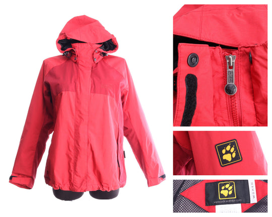 JACK WOLFSKIN Red Outdoor Texapore Windbreaker Jacket Size M