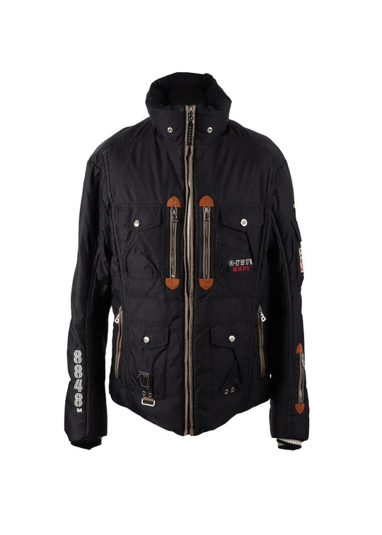 BOGNER Ski Jacket Black Sport Men's Size 50 EU / 40 US