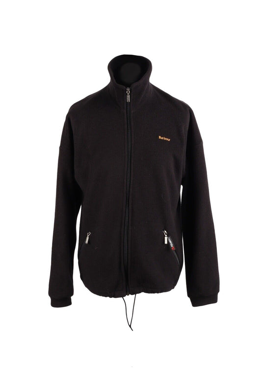 BARBOUR Jacket Black Men's Fleece Size M