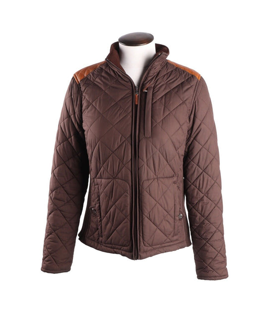 RALPH LAUREN Jacket Brown Hunting Quilted Padded Women's Size S