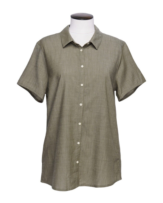 ICEBREAKER Merino Green Shirt Womens Outdoor Top Size L