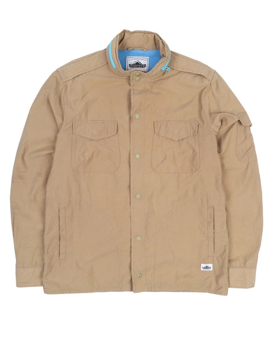 Men's PENFIELD Beige Cotton Nylon Overshirt Light Jacket Size M