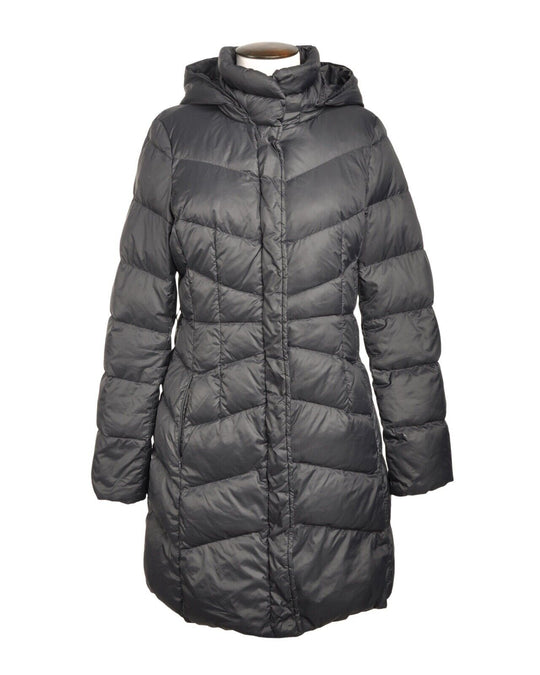 HUGO BOSS Down Jacket Navy Blue Puffer Women's Coat Size 42 IT