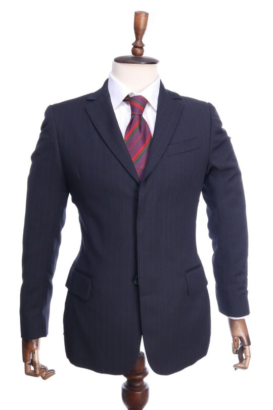 DOLCE & GABBANA Multicolored Striped Wool Blazer Suit Jacket Sport Coat Size 46