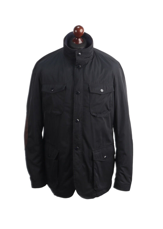 BARBOUR Parwich Jacket Navy Blue Men's Multipocket Size L