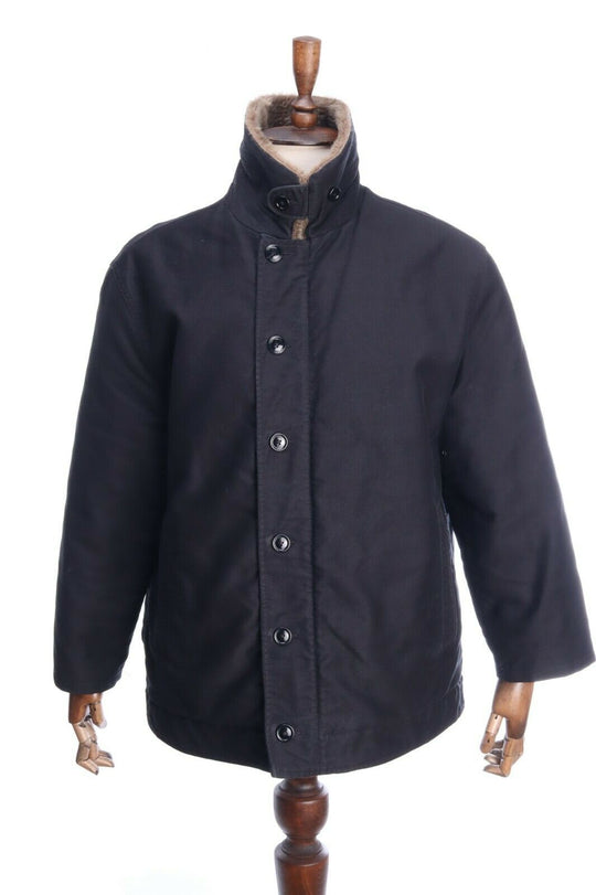 GANT Black Cotton Warmed Army Jacket Size XXL