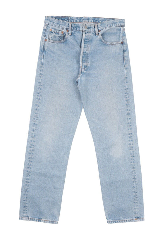 Men's Vintage LEVI'S 501 Made In USA Blue Denim Pants Jeans Size W 33 L 30