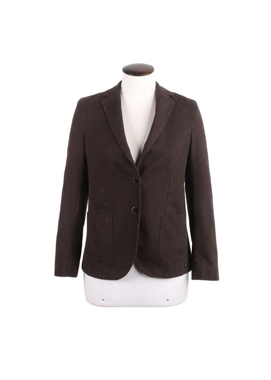 L.B.M. 1911 Blazer Brown Cotton Women's Sport Coat Size 40 IT
