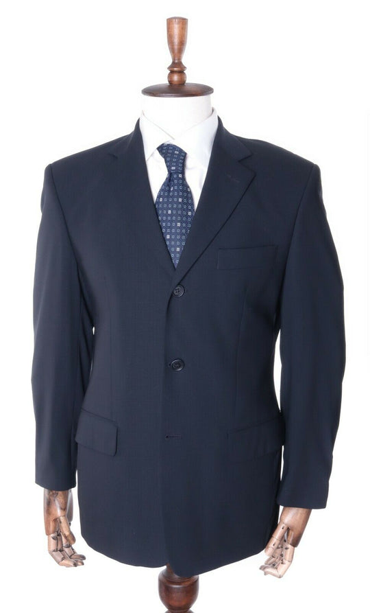 Men's TED BAKER ENDURANCE Black 100% Wool Suit Jacket Size 38 s