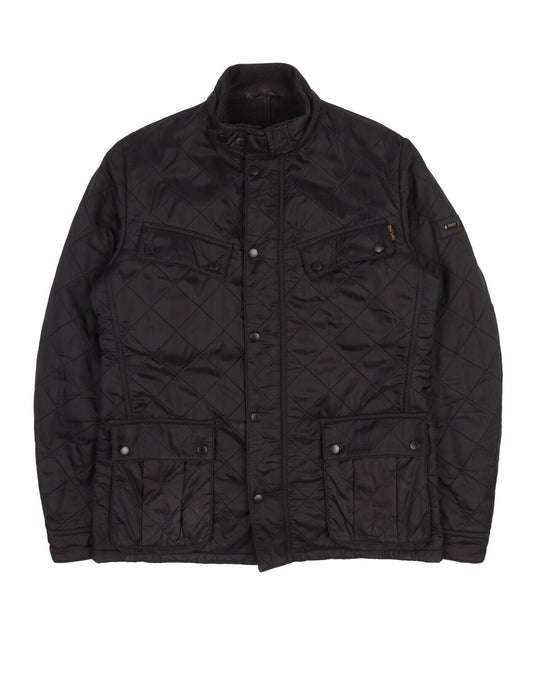 Men's BARBOUR International Black Ariel Polarquilt Jacket Size L