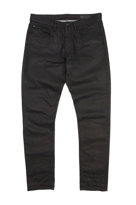 Men's BELSTAFF Black Denim Biker Jeans Size 32