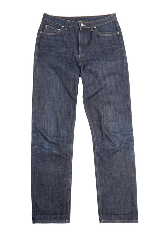 Men's Norse Projects Navy Blue Faded Denim Cotton Jeans Size W 30