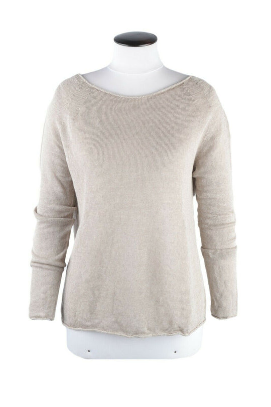 Women's ANNETTE GORTZ Beige Linen Jumper Size M