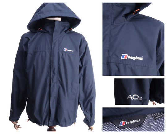 BERGHAUS Navy Windbreaker Outdoor Jacket Size XL