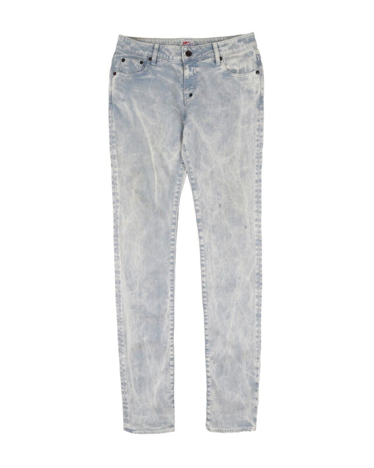 PRPS Japan Denim Blue Bleashed Cotton Womens 5 Pocket Jeans Size 28