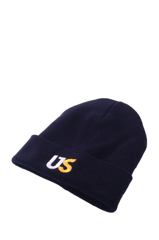 KITH US Hitch Logo Beanie Navy 100% Acrylic Hat One Size