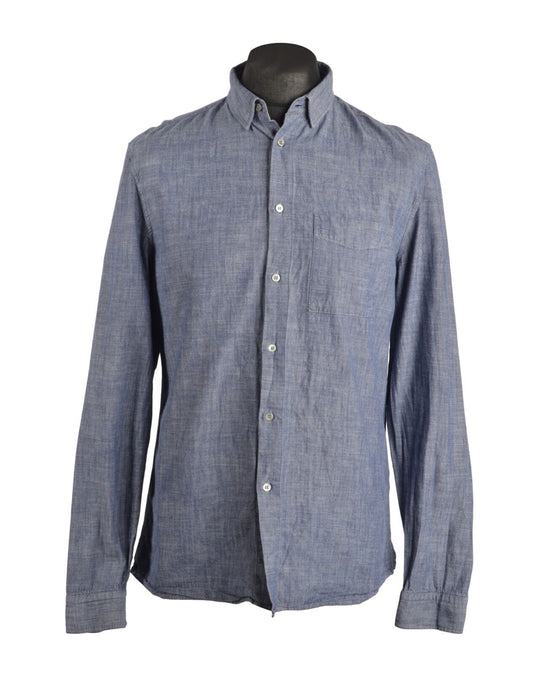 Men's COS Blue Chambray  Cotton Denim Shirt Size M